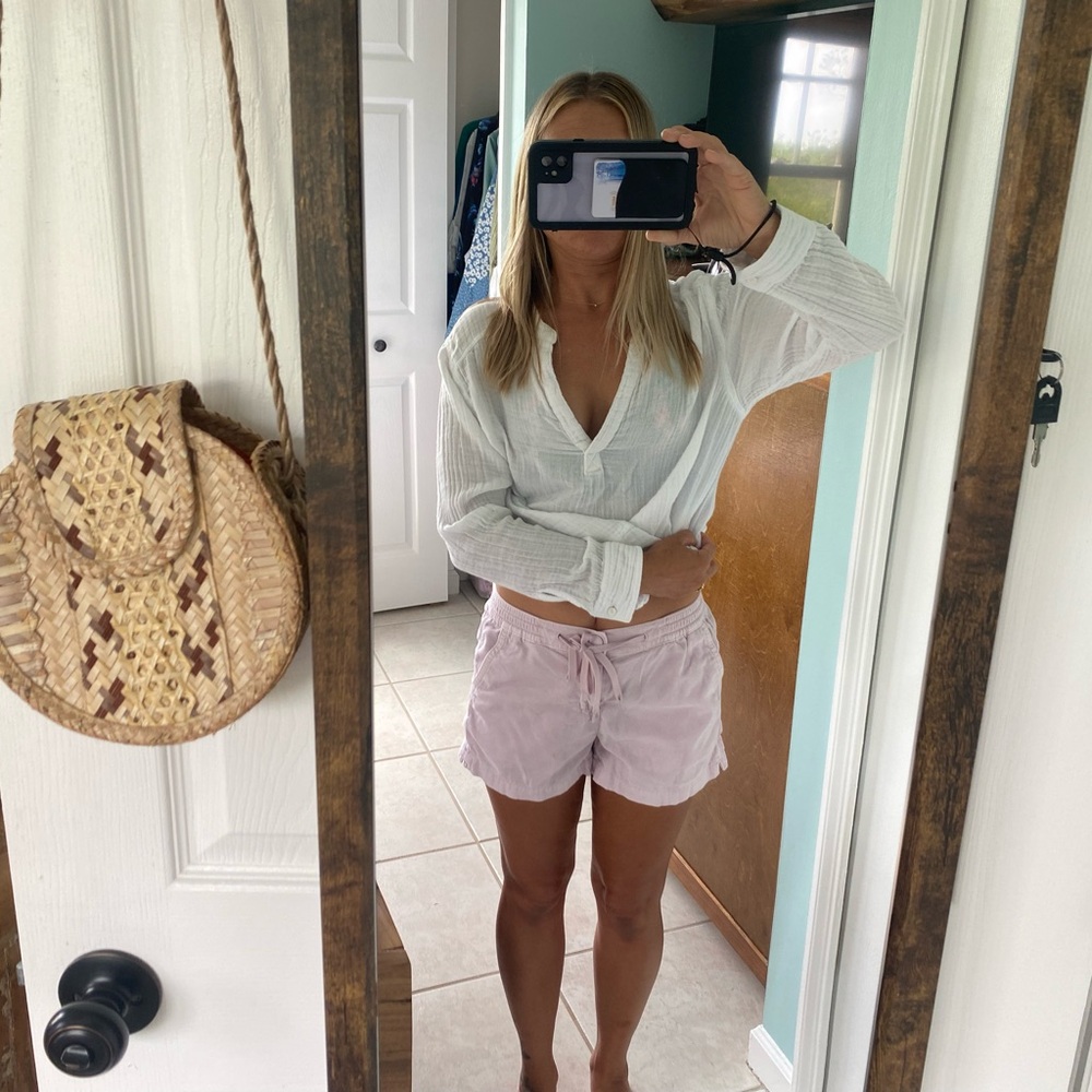American Eagle corduroy high waisted shorts size Medium